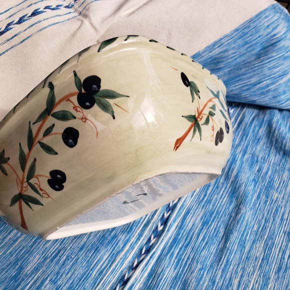 Williams Sonoma Liguria Square Serving Bowl Made in Portugal Olives 10" - Picture 2 of 10